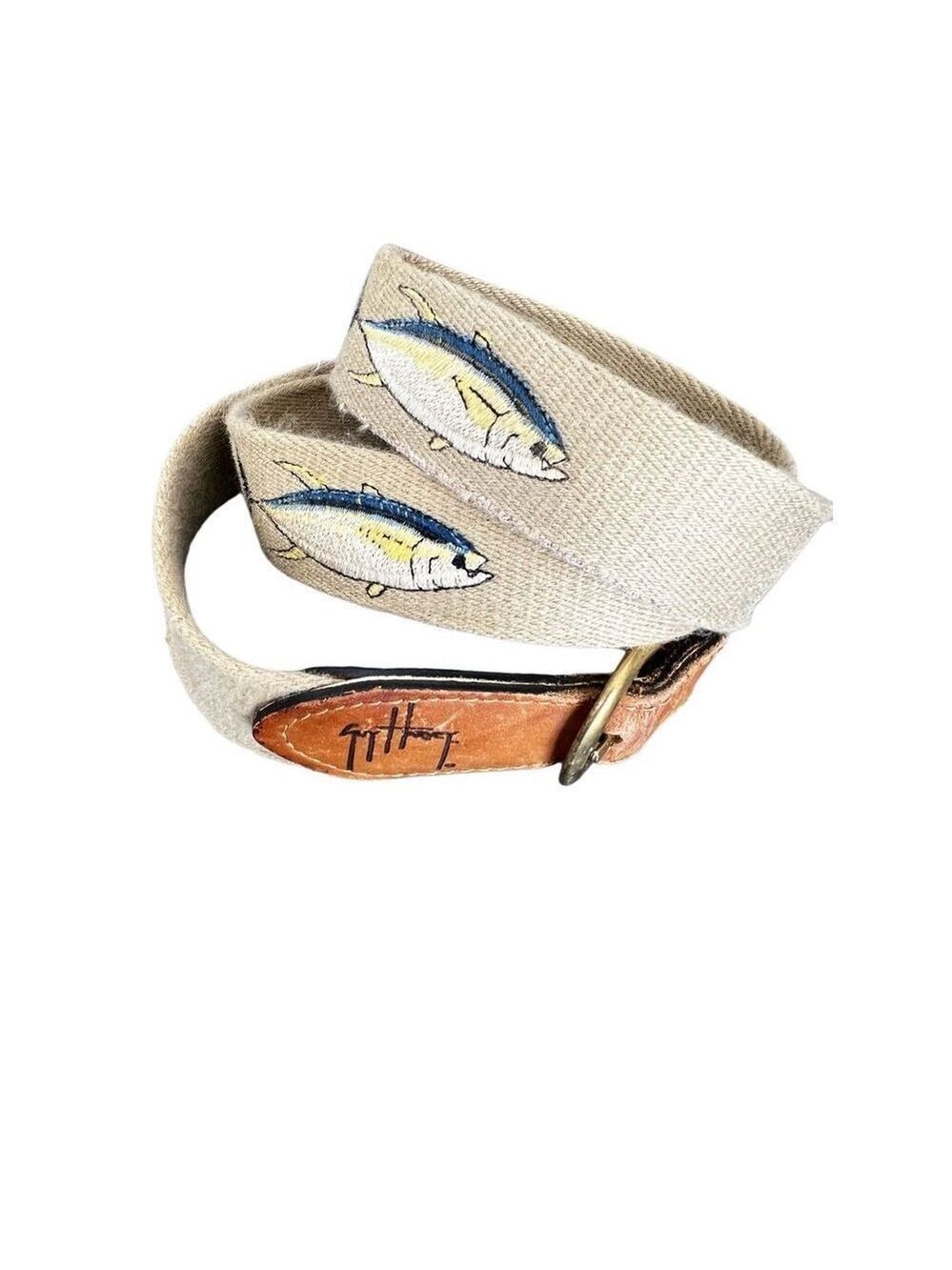 The Zep-Pro Guy Harvey Belt BRASS BUCKLE SIZE 38 made in USA